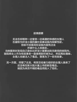 [不咕鸟汉化组] (C96) [Yokohama Junky (魔狩十織)] ソロハンターの生態 WORLD 3 (モンスターハンター) [中国翻訳]_003
