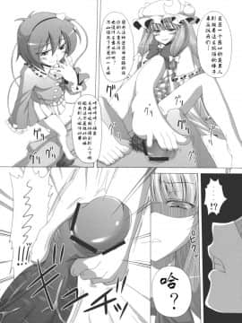 [靴下汉化组] (C79) [響輝 (胃がん星人)] ぱちゅ＋さとにジト目で見下される本 (東方Project)_09