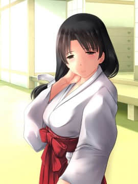 (同人CG集) [梅洞てんぷりゃー] Jカップ爆乳女子校生巫女が処女喪失から受精まで繰り返される膣内射精により清純さと淫靡さを併せ持つ尊巫女になった話_277_075