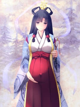 (同人CG集) [梅洞てんぷりゃー] Jカップ爆乳女子校生巫女が処女喪失から受精まで繰り返される膣内射精により清純さと淫靡さを併せ持つ尊巫女になった話_372_173