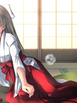 (同人CG集) [梅洞てんぷりゃー] Jカップ爆乳女子校生巫女が処女喪失から受精まで繰り返される膣内射精により清純さと淫靡さを併せ持つ尊巫女になった話_373_174