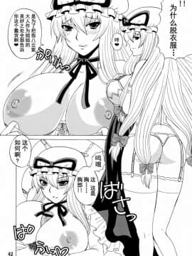 [不咕鸟汉化组] (C84) [ハニーバンプ (中津川みのる)] 紫奥義・淫乳結界-ハニーバンプ・東方総集編- (東方Project)_00000041