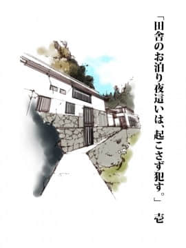 [JUNKセンター亀横ビル] 田舎お泊りの夜這いは、起こさず犯す。_034