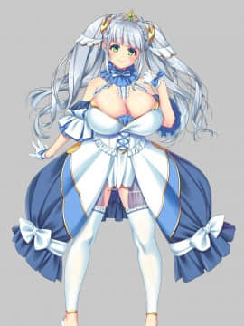 [わるきゅ～れ] 絶対服従プリンセス ～姫辱革命録～_絶プリ_立絵_フィオーリ_ドレス