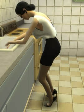 [3D]丝袜妈妈的堕落之路 1-6_0594