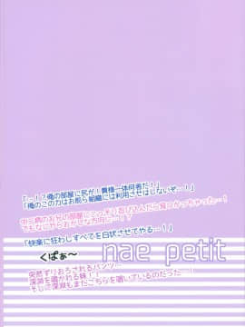 [脸肿汉化组] (COMIC1☆11) [naepetit (なえなえ)] お前は一体誰なんだ⁉～中二的お兄の遊び方～_026