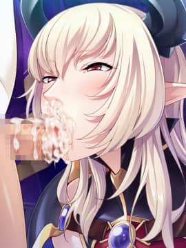 [Miel] 傲慢巨乳魔王ルシファー、追放された底辺召喚士の絶対服従孕ませ使い魔に堕ちる_ev001f