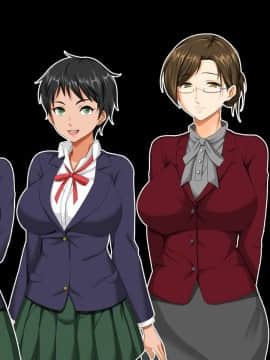(同人CG集) [大人のファンタジー本舗 (森乃くま)] 男女の性的価値観が逆転する強制閉鎖空間ハーレム_B_112