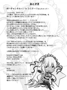 (C95) [モニャモニャ (ShiBi)] BBちゃんのちょっとだけ大きいなITAZURA★ (Fate Grand Order) [中国翻訳]_21_IM214_