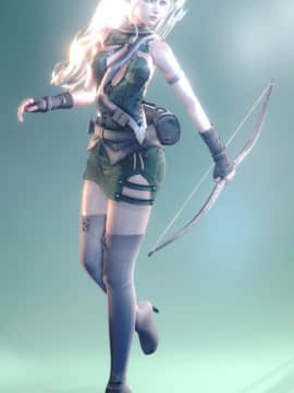 [Oreo] The Ultimate Goblin Gangbang 3_Elf archer - Different hair 2