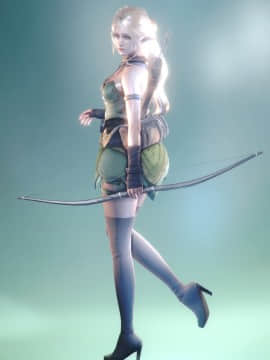 [Oreo] The Ultimate Goblin Gangbang 3_Elf archer - Hair  2