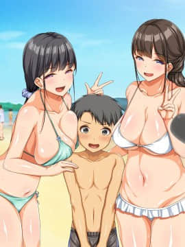 (同人CG集) [パンとバタフライ。 (とけーうさぎ)] 海水浴に来るお姉さんはみ～んなどスケベ_374_05_01