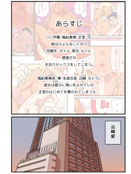 [核座頭市 (核座頭)] 黒ギャルVS風紀委員2_001