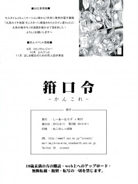 [七手個人漢化] (こみトレ22) [C.R's NEST (しーあーる)] 箝口令 -かんこれ- (艦隊これくしょん -艦これ-)_25