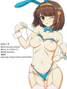 (C87) [ろいやるびっち (haruhisky)] はるこす (涼宮ハルヒの憂鬱)_016