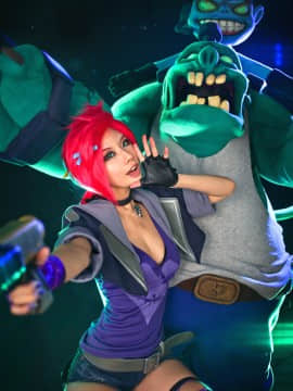 【Spiral Cats 】(Tasha, Dorami) 合集_Riot_Games_League_of_Legends_Slayer_Jinx_1