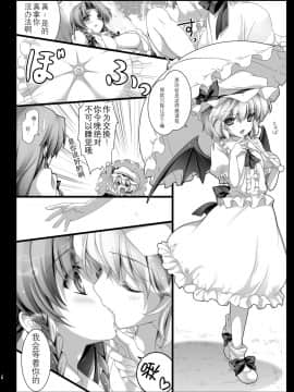 [v.v.t.m汉化组] (例大祭10) [MONEけしごむ (もねてぃ)] 紅魔の庭の、木の下で― (東方Project)_08