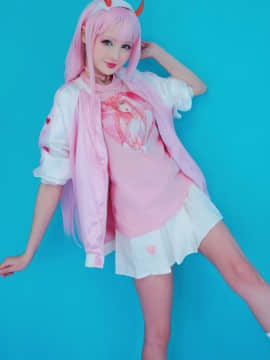 [Hidori Rose] Zero Two cosplay full gear_Hidori - Zero Two (5)