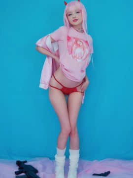 [Hidori Rose] Zero Two cosplay full gear_Hidori - Zero Two (12)