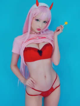 [Hidori Rose] Zero Two cosplay full gear_Hidori - Zero Two (21)