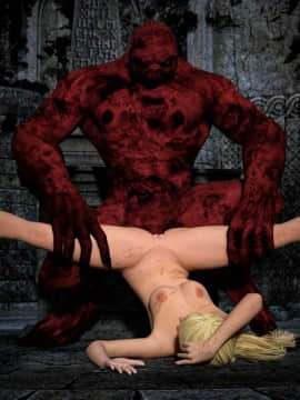 [Hibbli3D] Knight Elayne - Old Chapel BAD ENDING_elayne5_57