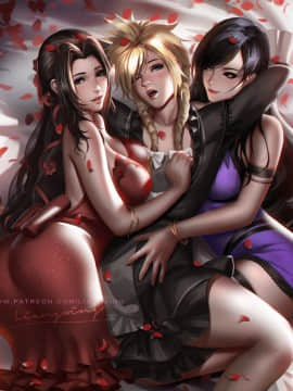 [Patreon Pixiv] ❤️❤️ Liang Xing_069_79670575_p0_Tifa_Cloud_Aerith