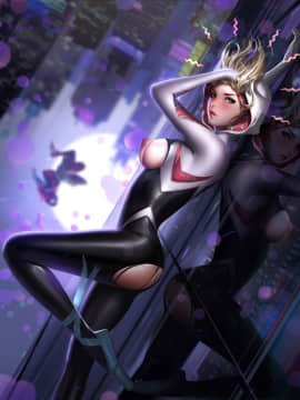 [Patreon Pixiv] ❤️❤️ Liang Xing_165_Spider_Gwen_nsfw