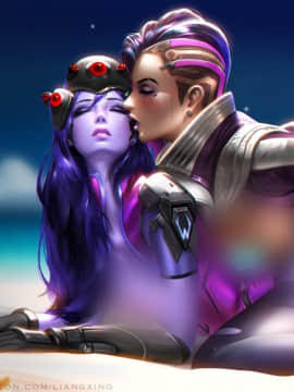 [Patreon Pixiv] ❤️❤️ Liang Xing_637_sombra_x_widowmaker