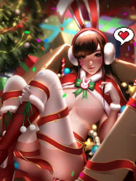 [Patreon Pixiv] ❤️❤️ Liang Xing_645_christmas_d.va_nsfw