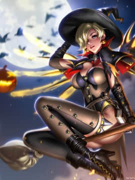 [Patreon Pixiv] ❤️❤️ Liang Xing_659_halloween_mercy