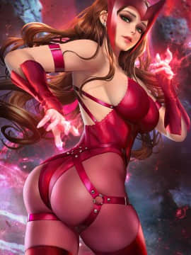 Artist ❤️❤️ NeoArtCorE [2020-11-17]_0158_148_Scarlet_Witch_lingerie