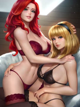 Artist ❤️❤️ NeoArtCorE [2020-11-17]_0337_327_Mary_Jane_Watson_Gwen_lingerie
