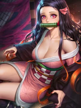 Artist ❤️❤️ NeoArtCorE [2020-11-17]_0377_367_Nezuko_lingerie