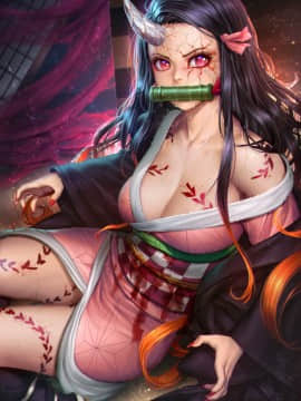 Artist ❤️❤️ NeoArtCorE [2020-11-17]_0378_368_Nezuko_lingerie2