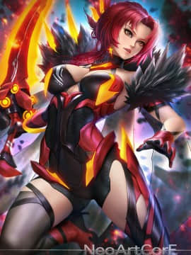Artist ❤️❤️ NeoArtCorE [2020-11-17]_1037_263_Himeko_Vermillion_Knight_by_NeoArtCorE_783236248