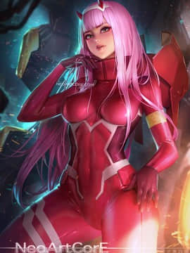 Artist ❤️❤️ NeoArtCorE [2020-11-17]_1266_492_Zero_Two_by_NeoArtCorE_736484224