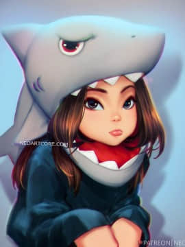 Artist ❤️❤️ NeoArtCorE [2020-11-17]_1805_525_bkn48_pun_shark_by_neoartcore_dcaomcl