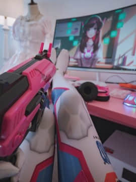 [長毛りんりん] オーバーウォッチD.VA「ネットアイドル美少女コスプレイヤー Vol.6」(オーバーウォッチ)_46_dva_1035718