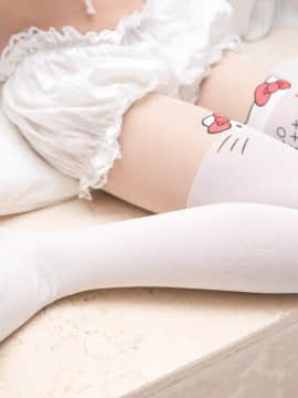 [神楽坂真冬视频] 猫爪白丝系列_0027