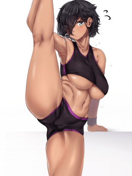 [Pixiv | Patreon] ち._067_leg_hold_pose