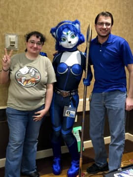 [Ayano Harumaki]&nbsp;&nbsp;Krystal from Star Fox_1679_Photos_from_Furry_Fiesta_2015_Cosplay.Ayano.FF2015.WithMrKrystalAndSabertoothKitty