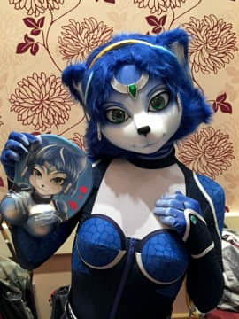 [Ayano Harumaki]&nbsp;&nbsp;Krystal from Star Fox_1672_Photos_from_Furry_Fiesta_2015_Cosplay.Ayano.FF2015.Mousepad
