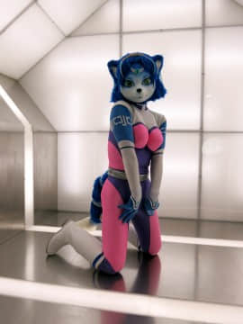 [Ayano Harumaki]&nbsp;&nbsp;Krystal from Star Fox_0932_Ayanos_Star_Fox_Command_10th_Anniversary_Photoshoot_Cosplay.Ayano.Command10thAnniversary2016.09