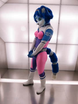 [Ayano Harumaki]&nbsp;&nbsp;Krystal from Star Fox_0934_Ayanos_Star_Fox_Command_10th_Anniversary_Photoshoot_Cosplay.Ayano.Command10thAnniversary2016.10