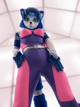 [Ayano Harumaki]&nbsp;&nbsp;Krystal from Star Fox_0935_Ayanos_Star_Fox_Command_10th_Anniversary_Photoshoot_Cosplay.Ayano.Command10thAnniversary2016.10