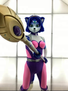 [Ayano Harumaki]&nbsp;&nbsp;Krystal from Star Fox_0906_Ayanos_Star_Fox_Command_10th_Anniversary_Photoshoot_Cosplay.Ayano.Command10thAnniversary2016.07