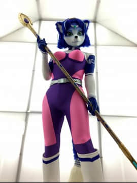 [Ayano Harumaki]&nbsp;&nbsp;Krystal from Star Fox_0907_Ayanos_Star_Fox_Command_10th_Anniversary_Photoshoot_Cosplay.Ayano.Command10thAnniversary2016.07