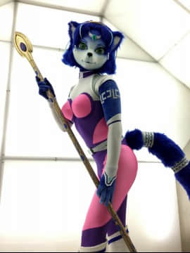 [Ayano Harumaki]&nbsp;&nbsp;Krystal from Star Fox_0908_Ayanos_Star_Fox_Command_10th_Anniversary_Photoshoot_Cosplay.Ayano.Command10thAnniversary2016.07