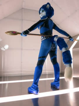 [Ayano Harumaki]&nbsp;&nbsp;Krystal from Star Fox_0889_Ayanos_Star_Fox_Command_10th_Anniversary_Photoshoot_Cosplay.Ayano.Command10thAnniversary2016.05