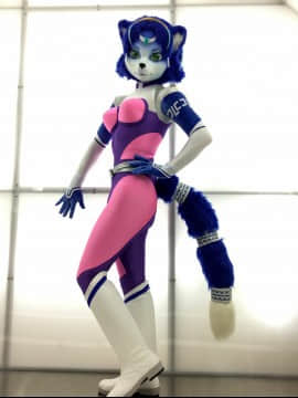 [Ayano Harumaki]&nbsp;&nbsp;Krystal from Star Fox_0892_Ayanos_Star_Fox_Command_10th_Anniversary_Photoshoot_Cosplay.Ayano.Command10thAnniversary2016.05